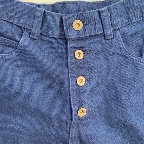 Vintage 90s Paris Sport Club high rise button fly wedgie jeans - Picture 7 of 7